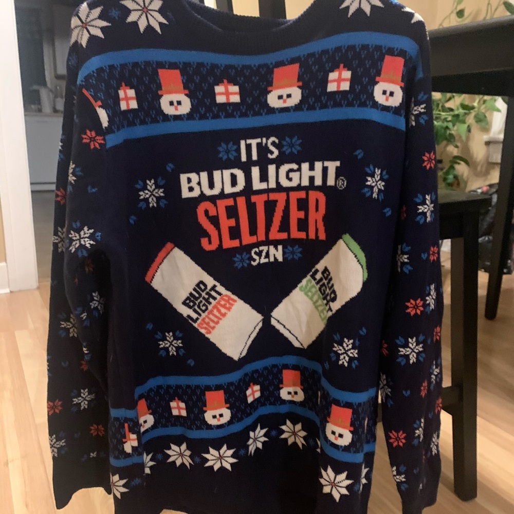 Bud light seltzer sweater